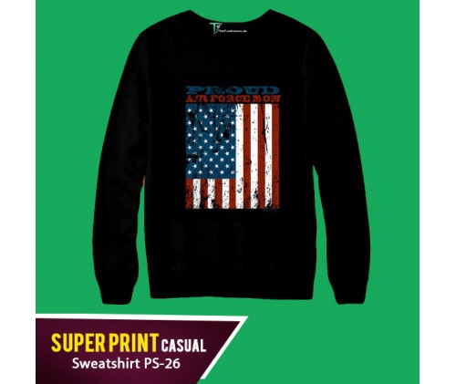 Super Print Casual Sweatshirt PS-26